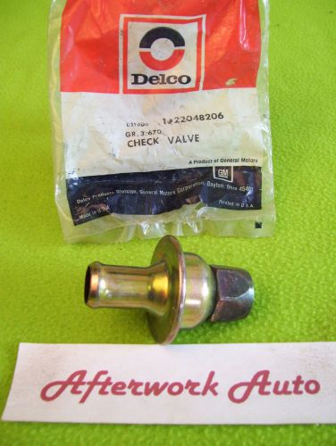 Ac delco 22048206 air pump check valve for 1981-82 biock pontiac, 1982 cadillac