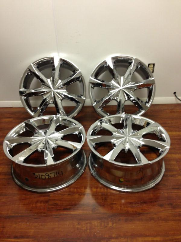 Detata divine chrome wheels 18x7.5 6x4.5 (set of 4)