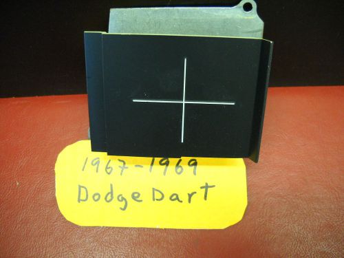 1967 dodge dart clock block off plate 2857019 67-69