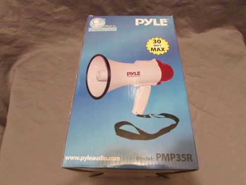 Pyle pmp35r bullhorn megaphone 30 watt max