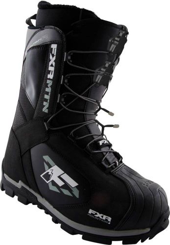 New fxr-snow tactic-sl adult micro-fur lining boots, black, us-14