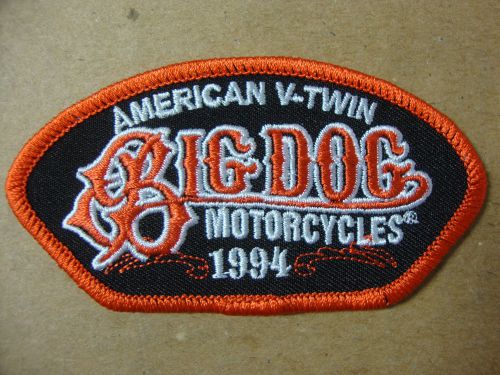 Big dog motorcycle american v-twin patch embroidered chopper mastiff k-9