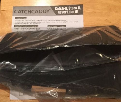 2 black catchcaddy car seat pocket catcher brand new never lose anything again