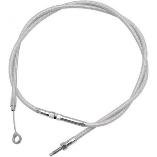 Motion pro 67-0397 armor stainless longitudinally wound clutch cable harley fxdw