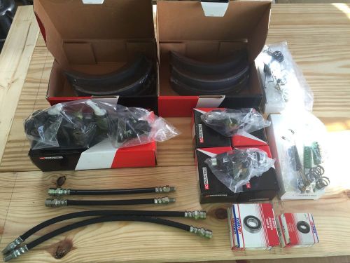 Vw bug beetle type 1, 68-79 complete front and rear brake shoe rebuild kit