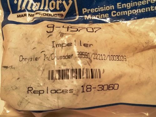 Mallory p/n 9-45707 impeller chrysler chusader replaces 18-3060