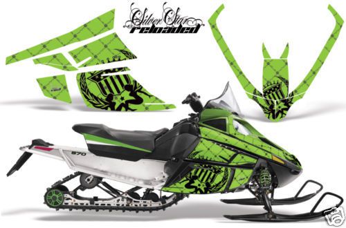 Amr sled sticker kit arctic cat f series graphic reload