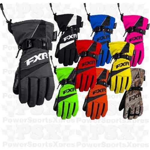 Fxr youth helix race snowmobile gloves