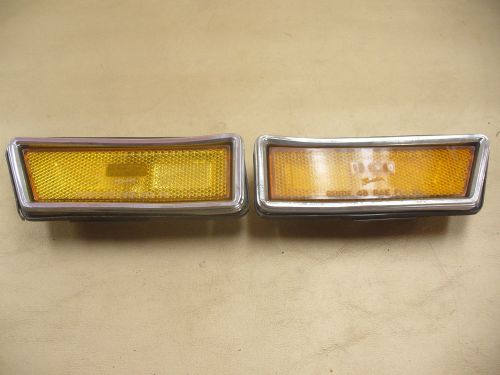 Original  1970-1972  buick skylark / gs /gsx / sportwagon front marker lights