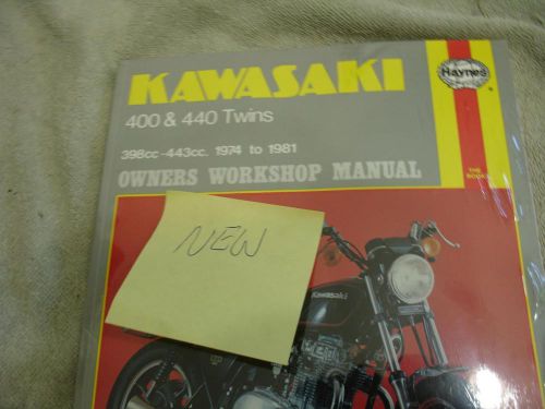 Kawasaki 400 &amp; 440 twins  service manual