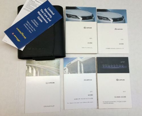 2015 lexus gs 350 owners manual and navigation book and case