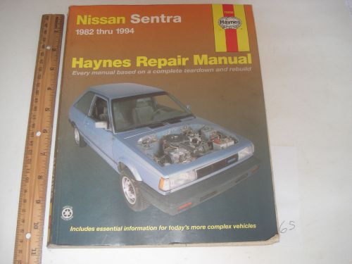 Nissan sentra 1982 thru 1994 haynes automotive repair manual guc