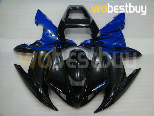 Black blue injection mold bodywork fairing fit for 2002-2003 yamaha yzf r1 j05