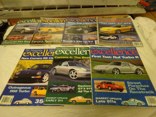7 issues 1999 porsche excellence