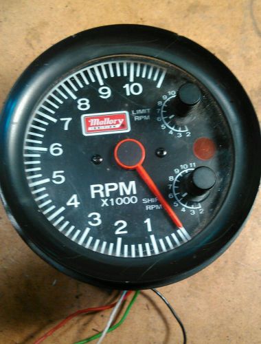 Mallory tachometer pro tach i rpm limiting tachometer