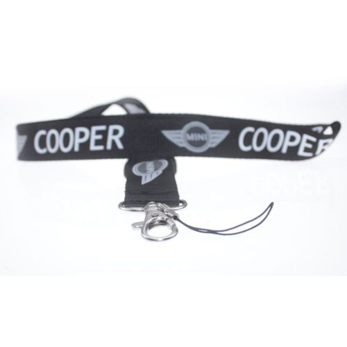 Auto mini cooper logo lanyard adult length lanyard keychain mp3 holder