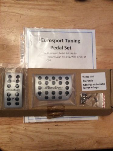 Eurosport tuning aluminium pedal set,volvo s40,v50,c70ii,c30 auto transmission