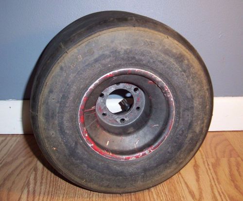 Bridgestone go kart cart racing tire and unknown rim 7.1/11.0-5