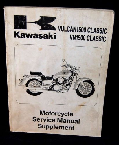 1996 kawasaki vulcan 1500 classic motorcycle  service manual oem #99924-1191-51