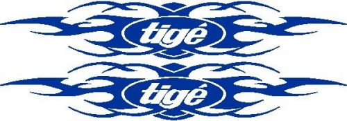 36&#034; custom tige tribal boat decal sticker - pair- sweet!