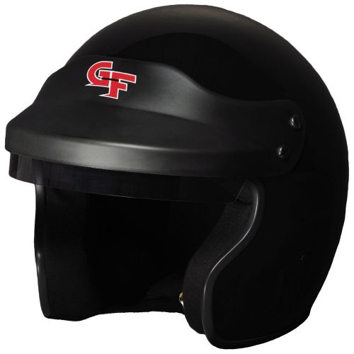 G-force 3121xlgbk gf1 race helmet open face x-large black sa2015