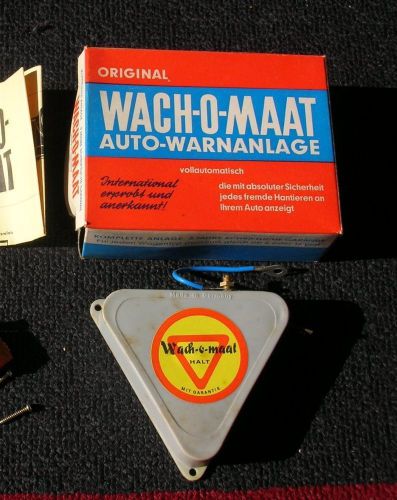 Vintage car alarm porsche 356 vw split oval bug beetle cox kÄfer wachomat nos