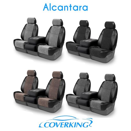 Coverking alcantara custom seat covers for saturn l-series sedan