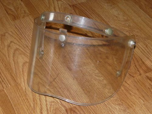 Vintage lanco helmet visor shield - flip face sheild