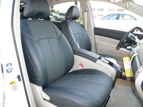 Clazzio synthetic leather front &amp; rear seat covers for toyota prius 2010-2015