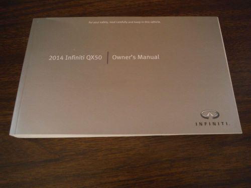 2014 infiniti qx50 owner&#039;s manual