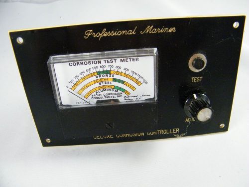 Professional mariner deluxe corrosion controller test meter as is for parts or
