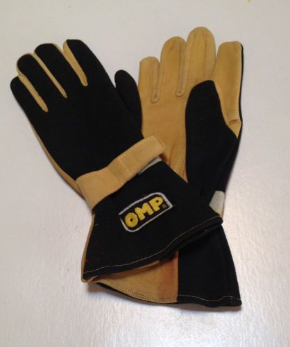 O.m.p. racing gloves  single layer  (fia approved)