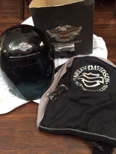 Harley-davidson gloss black helmet small - 98012-01v/000s