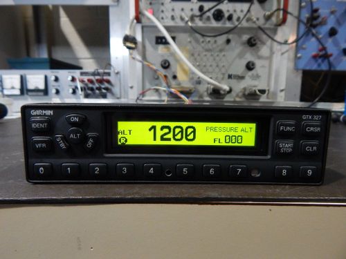 Garmin gtx 327 transponder p/n 011-00490-00