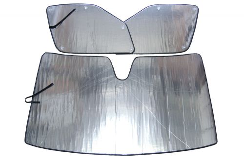 2014-2016 dodge ram promaster windshield sunshade with rear view mirror - set
