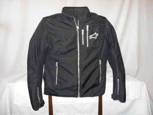Mens &#034;stella&#034;motorcycle jacket(us-med) black