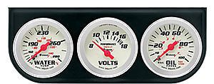Equus 8100 trio gauge set 1.5&#034; diameter mechanical oil pressure 0-100 psi