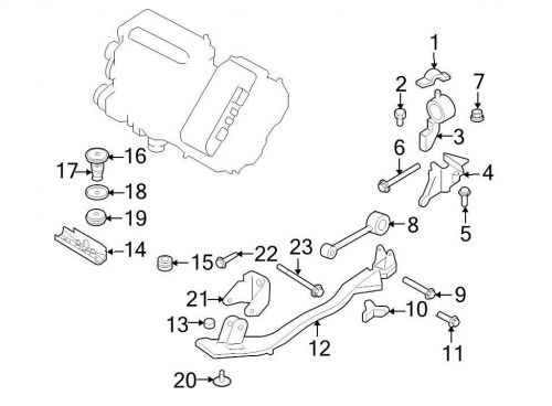 Ford oem auto trans mount yl8z6b072aa image 16