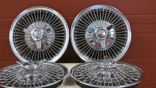 !964 to 1966 wire wheels with 3 bar spinner