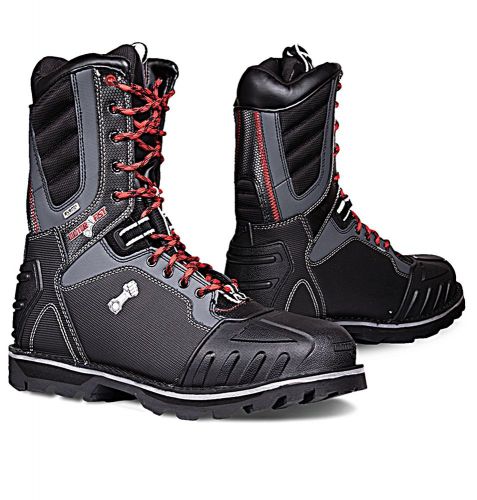 2015 motorfist stomper 2.0 black 800g thinsulate snowmobile boots men&#039;s sz 7-14