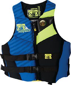 Body glove vests 12224-s-ryl/lem phantom pfd royal/chartreuse s
