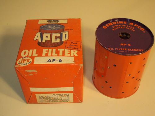 Apco ap-6 vintage oil filter