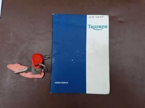 1999 triumph motorcycle tiger owner  manual 900 955 ?