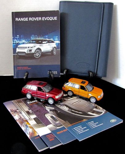 2013 land rover evoque with navigation owners manual set #o224