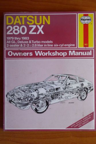 Haynes - 1979 thru 1983 datsun 280zx owners workshop manual