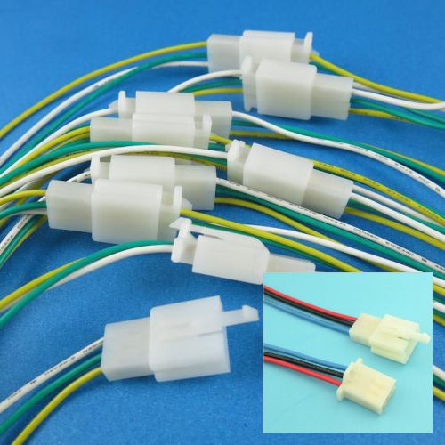 Female male hole cable wire 10 set/lot 3p3 sealed plug car automotive connectors