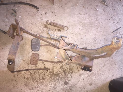 1952 mercury car 3-speed and brake pedals, with linkage