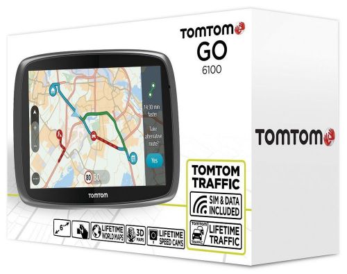 Brand new tomtom go 6100 gps navigation - 1 year warranty!