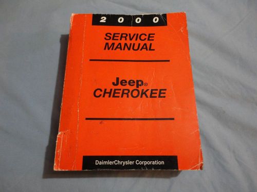 2000 jeep cherokee xj factory service manual