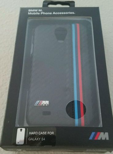 Bmw oem iphone samsung galaxy s4 m hardcover carbon style case